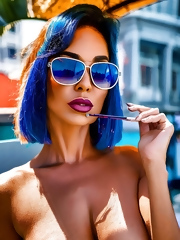 Mature fucking beauty dreams with whom she will fuck today and who will suck a big dick