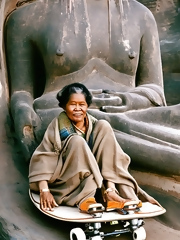 Old Asian slut asks that they take off her clothes and panties and fuck her in the ass