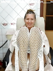 Lukerya loves to create erotic clothes with her own hands