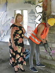 BBW Granny Pays Upfront and Eats a Twink Up!