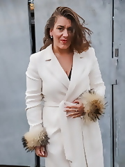 Thirsty old cougar in the MatureVan