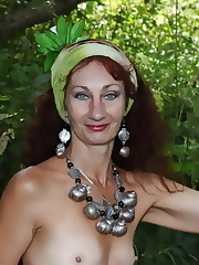 Savage Girl in thickets