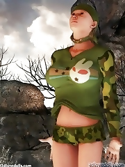 3D Toon in Camaflauge